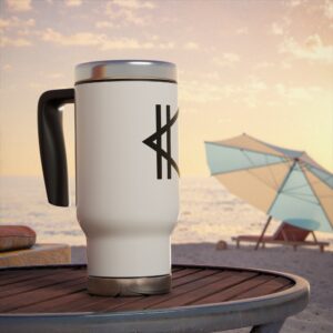 KNOK Stainless Steel Travel Mug with Handle, 14oz