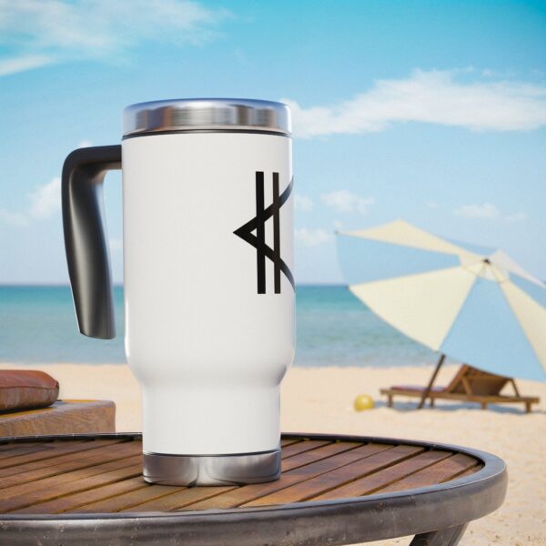 KNOK Stainless Steel Travel Mug with Handle, 14oz