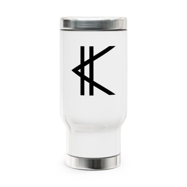 KNOK Stainless Steel Travel Mug with Handle, 14oz