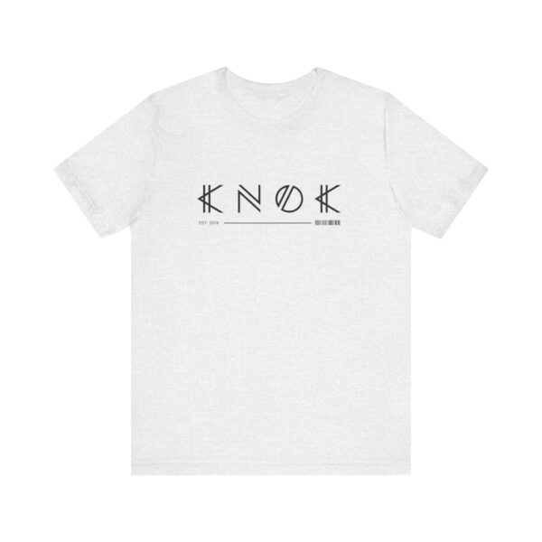 KNOK Unisex Jersey Barcode Short Sleeve Tee