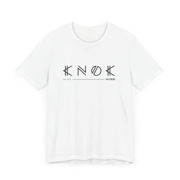 KNOK Unisex Jersey Barcode Short Sleeve Tee