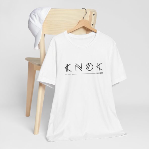 KNOK Unisex Jersey Barcode Short Sleeve Tee